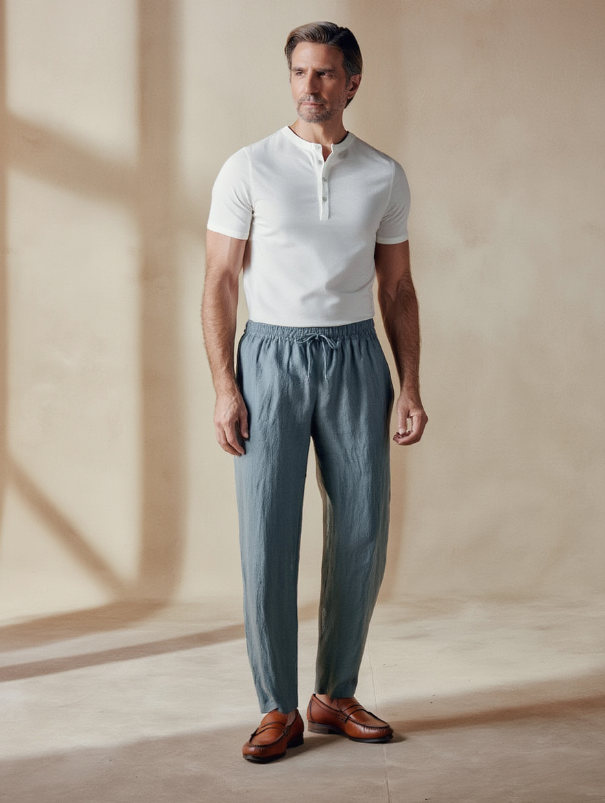 The Capri Linen Trousers