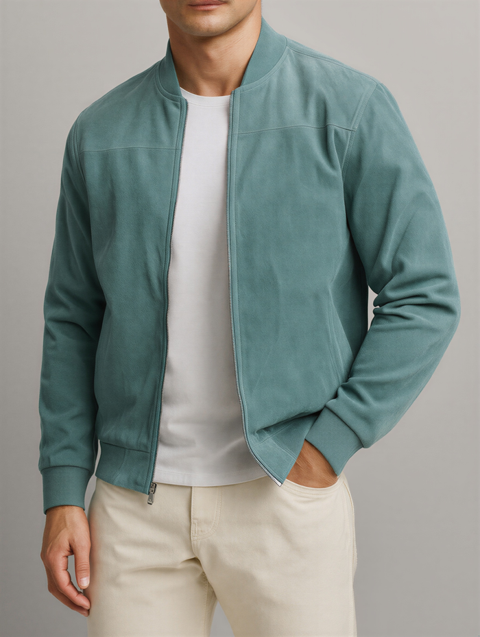 Hudson Suede Bomber