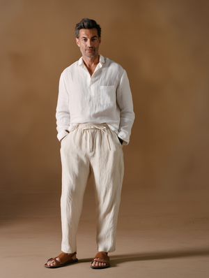 The Capri Linen Trousers