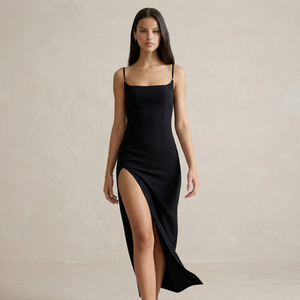 The Scarlet™ High-Slit Evening Dress