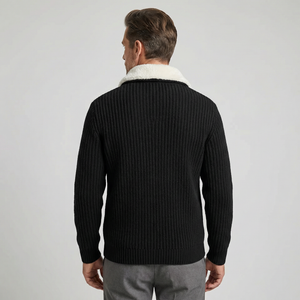 The Mercer Fur Collar Knit