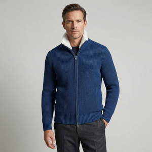 The Mercer Fur Collar Knit