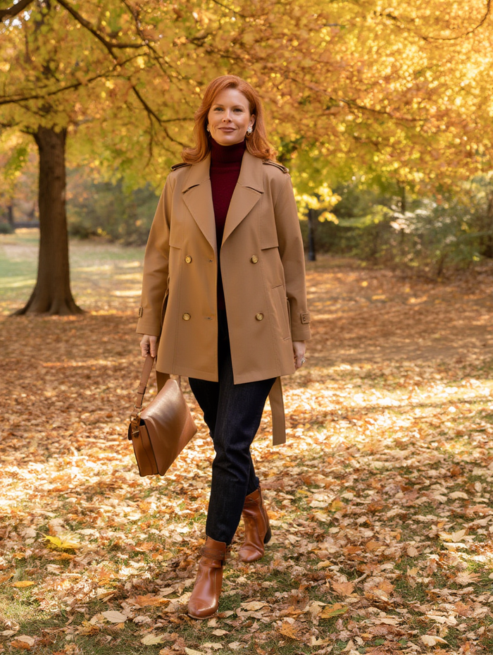 Camden Short Trench Coat