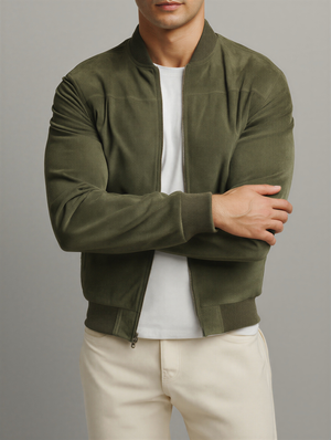 Hudson Suede Bomber