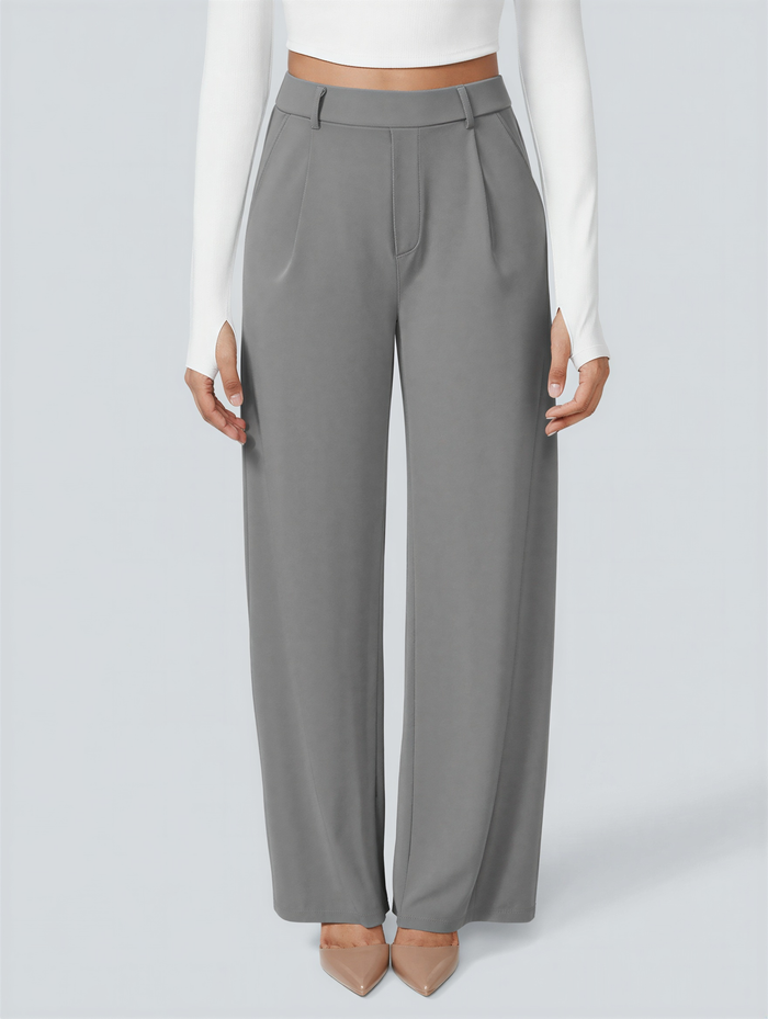 Isla Tailored Wide-Leg Trousers