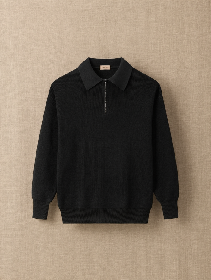 The Milan Polo Sweater