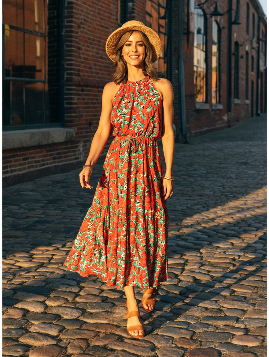 Willow Floral Midi Dress