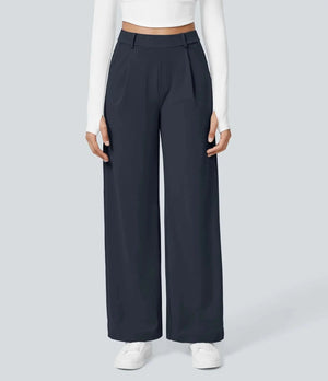 Isla Tailored Wide-Leg Trousers