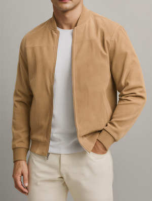 Hudson Suede Bomber