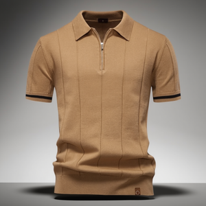 Westhaven Zip Polo™ – Tipped Cuff Edition