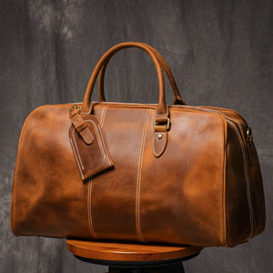 The Kingsley Leather Weekender