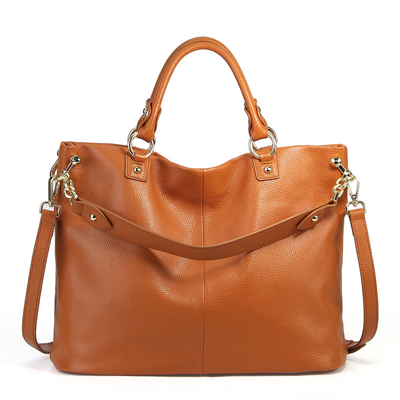 The Hudson Vintage Leather Tote