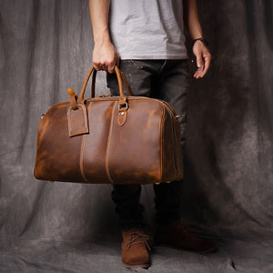 The Kingsley Leather Weekender