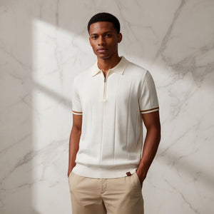 Westhaven Zip Polo™ – Tipped Cuff Edition