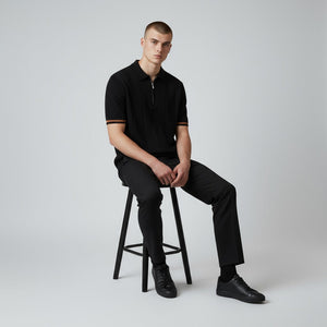Westhaven Zip Polo™ – Tipped Cuff Edition